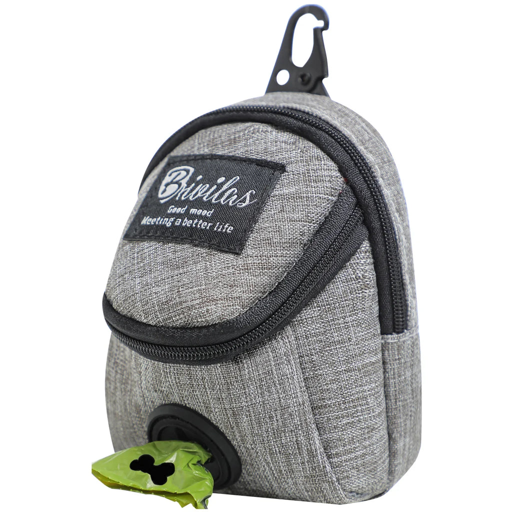Portable Dog Walking Bag (Waste Bag Dispenser, Leash Holder, Storage Pouch)