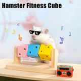 Wooden Fitness Cube — Multi-Faceted Activity Toy for Hamsters