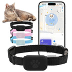 No-Subscription GPS Pet Tracker with Collar - Long Battery for Dogs & Cats