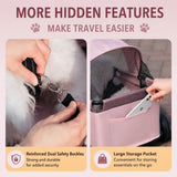 Pet Stroller Dogs Cats Teddy Bear Baby Stroller Small Pet Stroller Light and Foldable Suitable Outdoor Travel Dog Cat Supplies