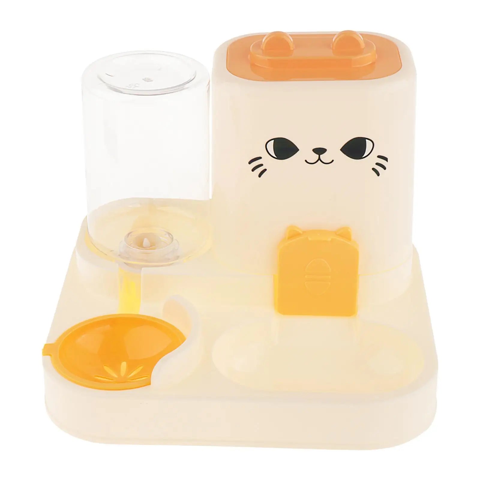 2-in-1 Automatic Pet Feeder Bowl (Detachable, Travel, Cats & Rabbits)