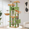 71-Inch Cat Tree Tower with 8 Scratching Posts & Hammock
