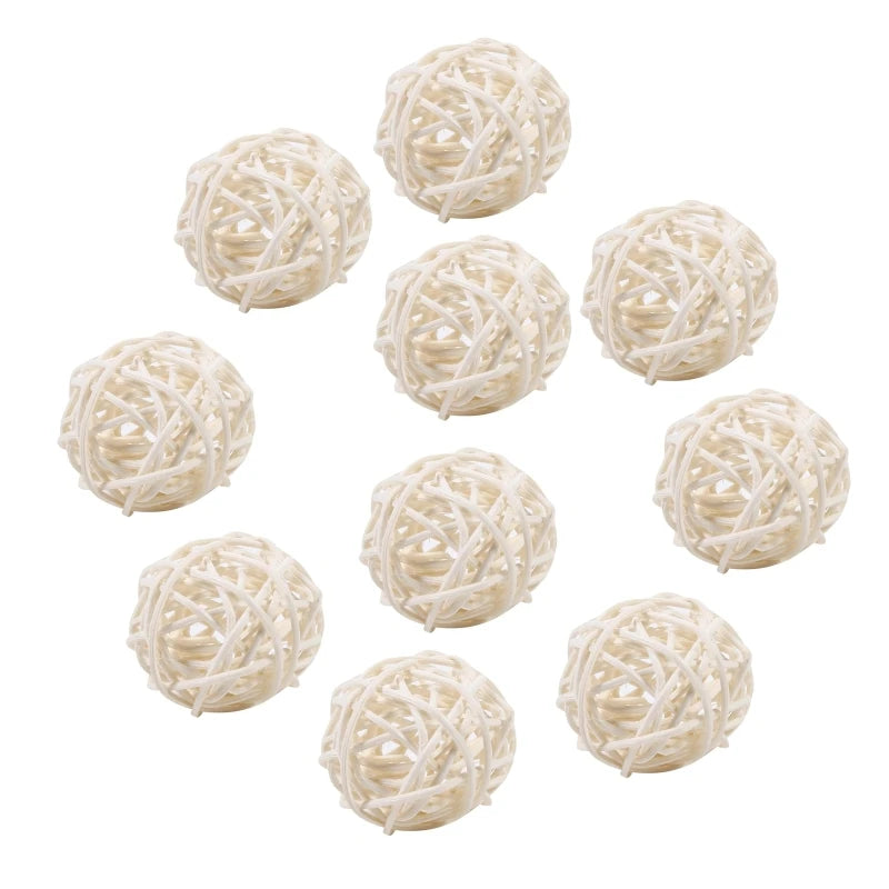 Colorful Latex Chew Balls for Pets (10-Pack)