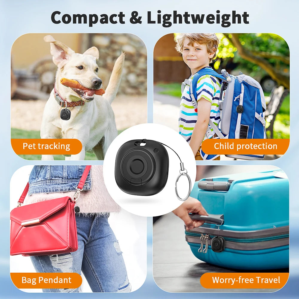 Tize MFi Certified Find My Smart Tag for Keys, Wallets & Bags