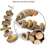 Natural Chew Toy Set — Grass, Apple Wood & Loofah for Small Pets