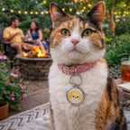Metal NFC Pet ID Pendant with Smart Touch-to-Find Technology