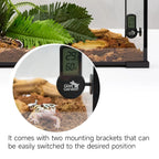 Digital Reptile Hygrometer & Thermometer — Terrarium Habitat Monitor