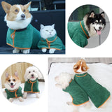 Absorbent Dog Bathrobe — Quick-Drying Wrap Towel, XS-XL