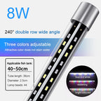 Waterproof RGB Aquarium LED Light (Wide Angle, Plant Grow, 27–57cm)
