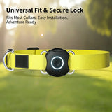 IPX7 Waterproof AirTag Collar Holder for Dogs & Cats - Stainless Steel Anti-Loss Tracker Case