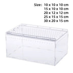 Clear Acrylic Reptile Terrarium — Ventilated Anti-Escape Habitat