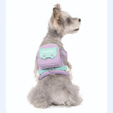 Plaid Dog Leash and Harness Set with Storage Bag (Detachable, Hiking)