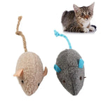 2-Pack Portable Catnip Fake Mice Cat Toys — Soft Simulated Mouse Training Toys for Kittens