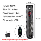 Aquarium Submersible Heater with Thermostat 50–500W