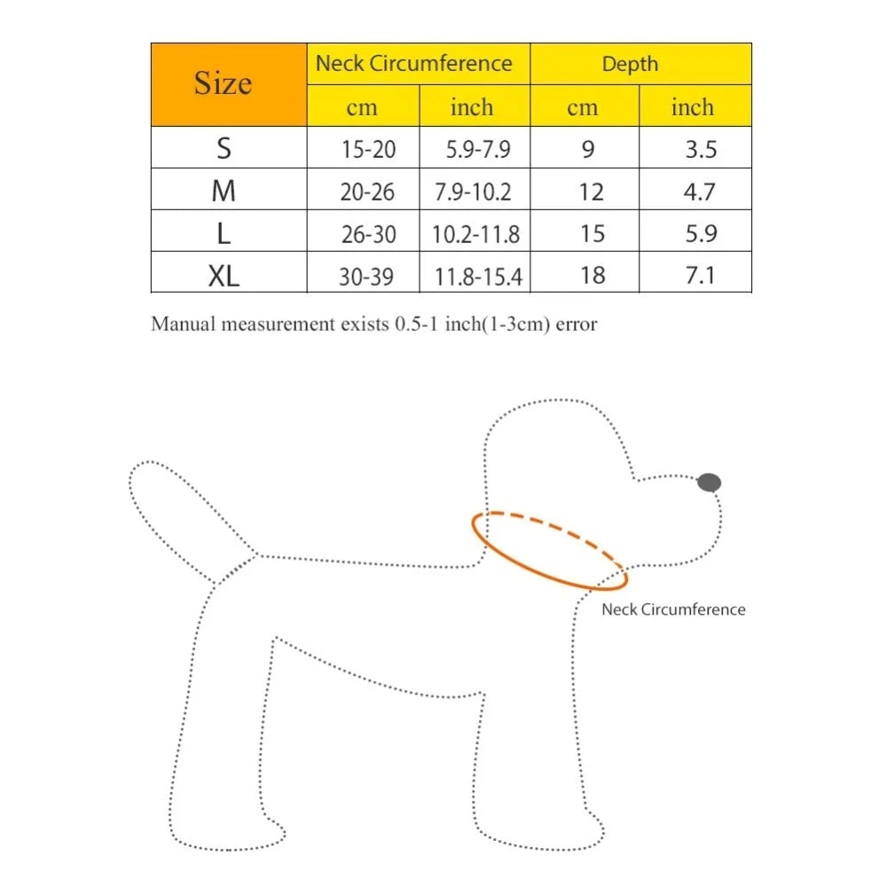 Soft Pet Recovery Collar Ring (Anti-Lick, Lightweight, Polka Dot)