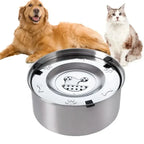 No-Spill Stainless Steel Dog Bowl