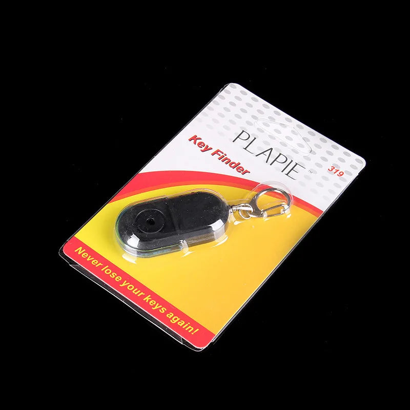 Key Finder Keychain with Whistle Control, LED Torch & Anti-Lost Alarm