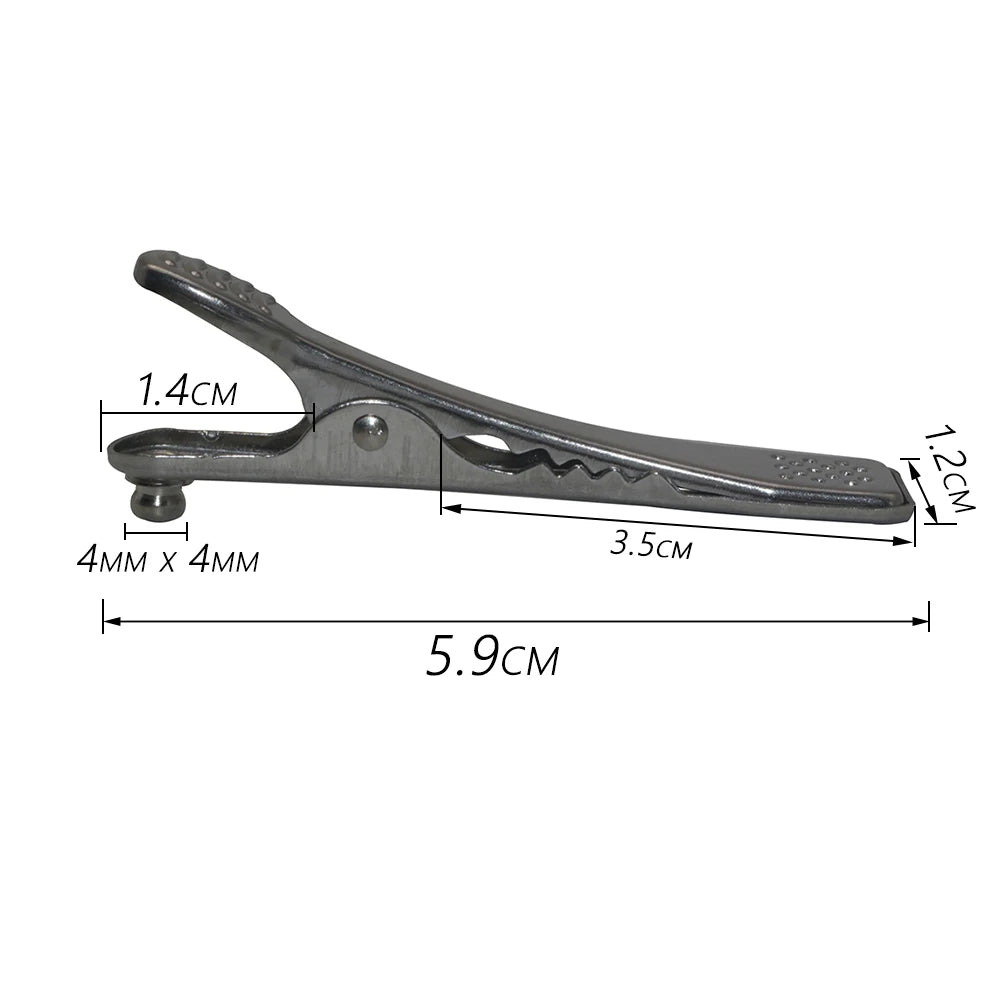 Reusable Veterinary ECG Alligator Clip Electrodes
