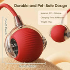 Automatic Rolling Ball Cat Toy with Tail