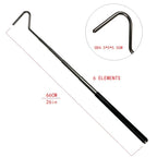 Retractable Snake Hook — Stainless Steel Handling Tool for Reptile Keepers