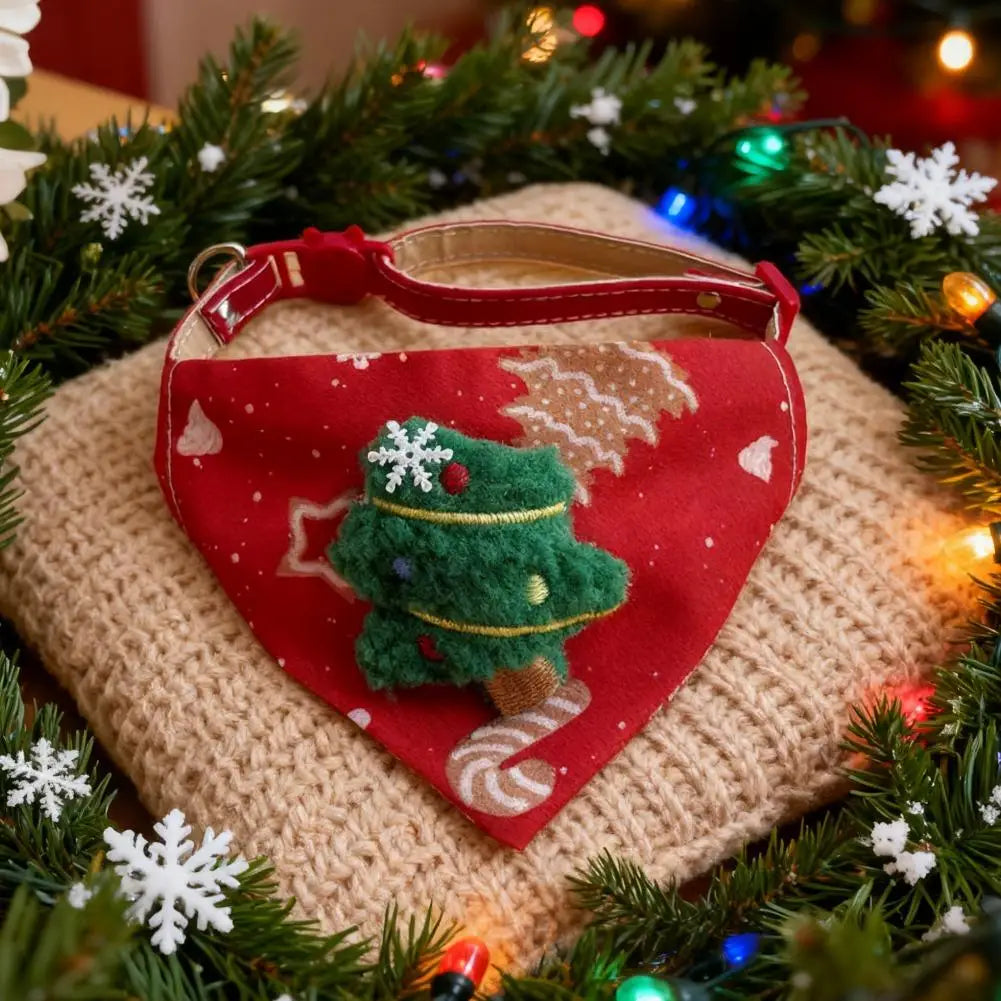 Christmas Pet Bandana Scarf