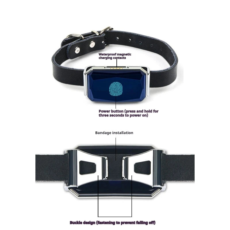 G12 GPS Smart Pet Locator Collar for Dogs & Cats - Universal Waterproof Positioning Tracker