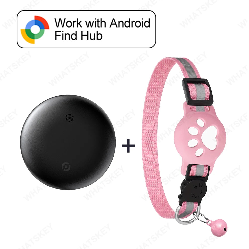 Multi-Purpose GPS Tracker for Pets & Vehicles - Google Find My Collar & Necklace