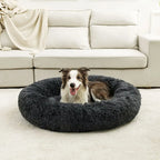 Long Plush Pet Sleeping Basket