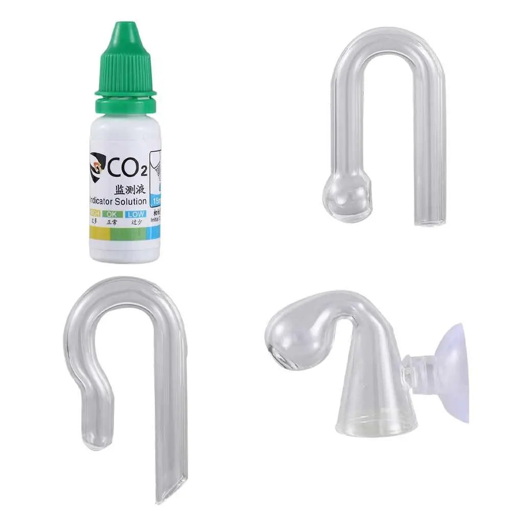 Glass CO2 Drop Checker Indicator (Aquarium Monitor, Planted Tank, pH Tester)