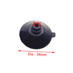 Aquarium Suction Cup Holders (10-Pack, Black, Glass Tank Clips)