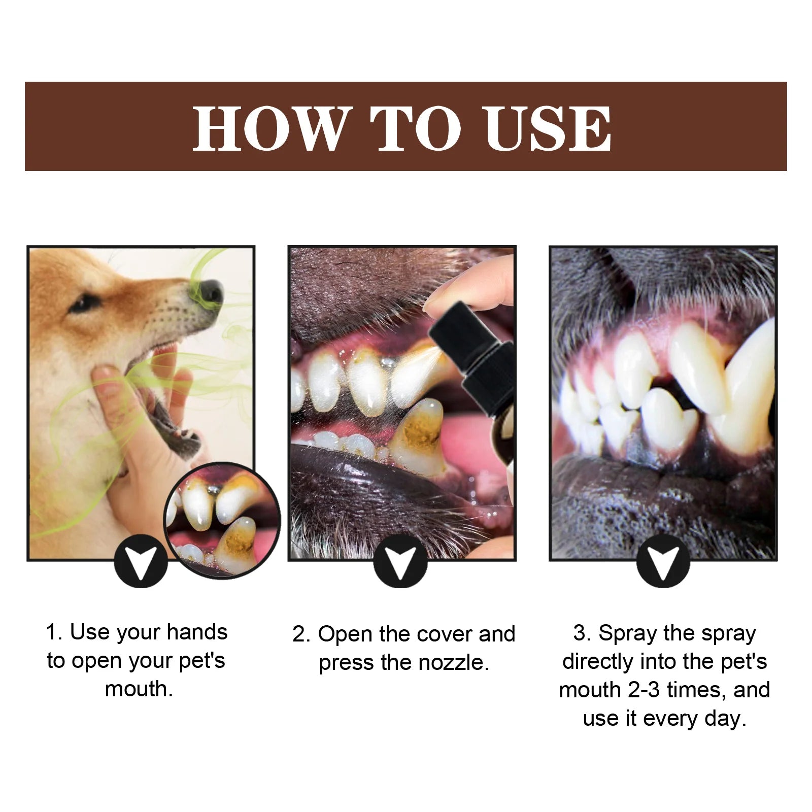Pet Oral Cleansing Spray — Removes Tartar & Freshens Breath, 30ml