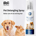 Anti-Tangle Pet Detangler Spray — Hypoallergenic Anti-Static Softener, 80ml