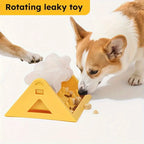 Rotating Slow Feeder Puzzle Toy for Cats & Dogs — Bite-Resistant Leaky Food Dispenser
