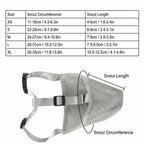 Air Mesh Dog Muzzle (Soft, Flexible, Anti-Bark, Multi-Size)