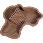 Reptile Bathing Pool with Ramp — Water Dish for Turtles, Snakes & Bearded Dragons