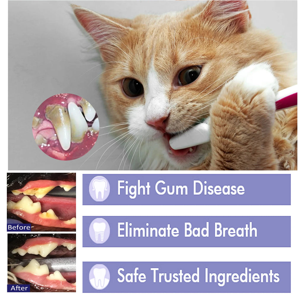 Whitening Pet Toothpaste — Reduces Tartar & Eliminates Bad Breath, 50g