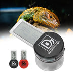 Digital Reptile Thermometer-Hygrometer — Waterproof Suction-Mount Gauge