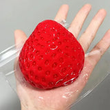 Big Strawberry Squeeze Taba Squishy Toy Kawaii Red Pink Squishies Fidget Toy Fruits Vegetables Soft Girl Birthday Gift Toy