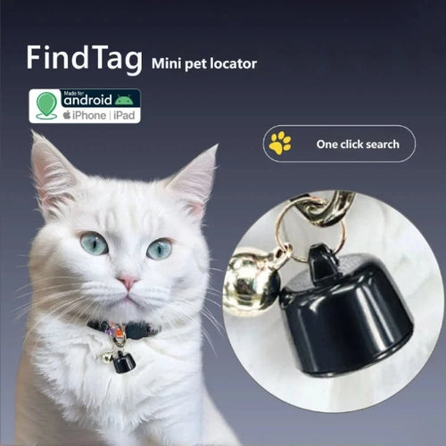 Mini Global GPS Pet Tracker for Birds, Dogs & Cats - 3-Day Movement History, Android & iOS
