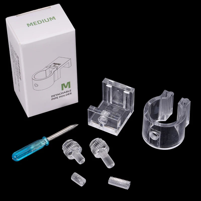 Acrylic Aquarium Pipe Clamp & Filter Hose Fixing Bracket