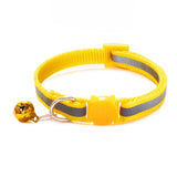 Reflective Cat Collar with Bell — Adjustable Kitten Safety Necklace