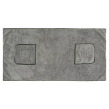 Large Pocket-Design Pet Bath Towel — Quick-Drying, 50x100cm