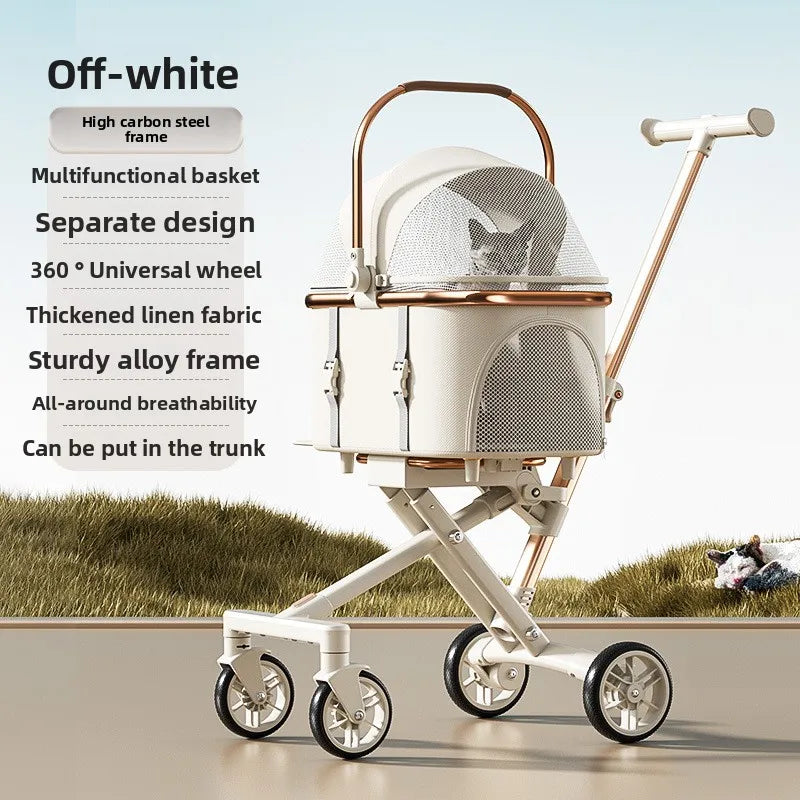 3-in-1 Pet Stroller with Car Seat & Hand Carry — up to 20 lbs