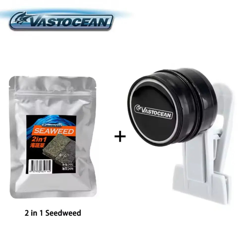 Magnetic Aquarium Seaweed & Veggie Feeding Clip 2-in-1