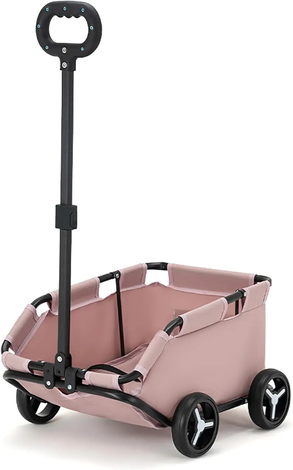 4-Wheel Folding Dog Stroller Handcart for Travel, Shopping & Walking — Pet Cart for Small Dogs & Cats