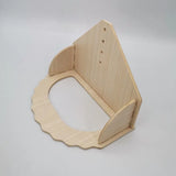 Solid Wood Silent Running Wheel — Quiet Exercise Wheel for Hamsters