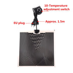 Adjustable Graphene Reptile Heat Mat — 10-Level Thermostat, 5W–45W