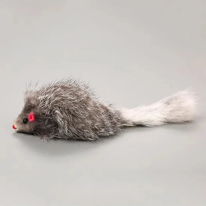 Plush Long-Tail Mouse Cat Toy