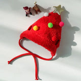 Christmas Pet Costume Set (Santa & Elk Hat with Bandana Bib)