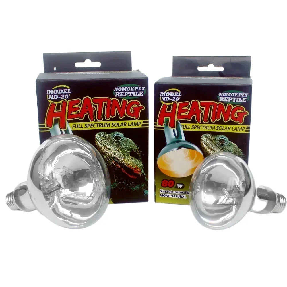 Full Spectrum UVA/UVB Sun Lamp — Heating & Calcium Bulb for Turtles & Lizards